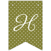 Rood en groen Happy Birthday Bunting banner (Tweede vlag)