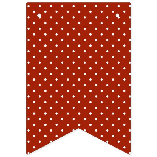 Rood en groen Happy Birthday Bunting banner (Eerste vlag)