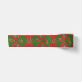 Rood- en Groen Heart-lint Satijnen Lint (Voorkant)