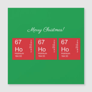 Rood en Groen Ho Ho Periodieke Tabel