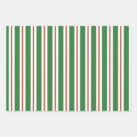 Rood en groen inpakpapier vel (Voorkant 3)
