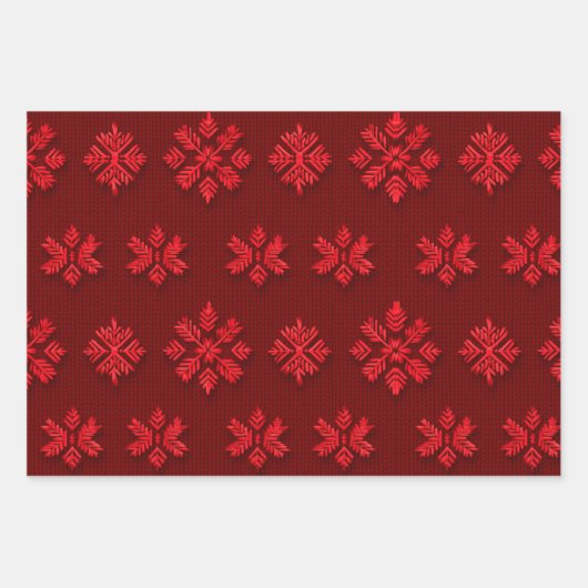 Rood en groen inpakpapier vel (Voorkant 2)