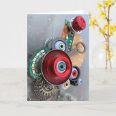 Rood en groen kaart (Gele Bloem)