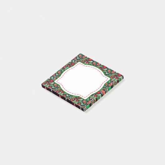 Rood- en Groen kerstartikel Post-it® Notes (Schuin)