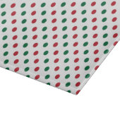 Rood- en groen kerstbladervlek snijplank (Hoek)