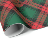 Rood en groen kerstcadeautje cadeaupapier (Rol Hoek)