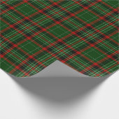 Rood- en Groen kerstcadeautje Cadeaupapier (Hoek)