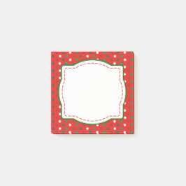 Rood- en Groen kerstcadeautje Post-it® Notes