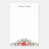 Rood- en Groen kerstfeest Aangepaste naam Post-it- Post-it® Notes (Voorkant)