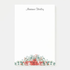 Rood- en Groen kerstfeest Aangepaste naam Post-it- Post-it® Notes