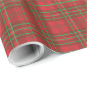 Rood en groen kerstfeest cadeaupapier (Rol Hoek)