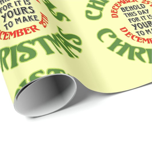 Rood en groen kerstfeest cadeaupapier (Rol Hoek)