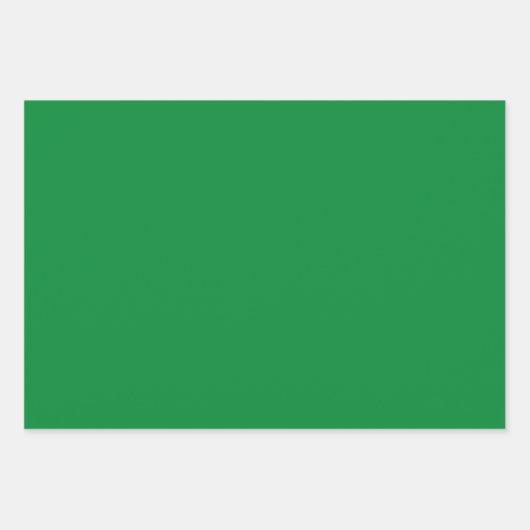 Rood- en Groen Kerstfeest Holly gecoördineerd Inpakpapier Vel (Voorkant 2)