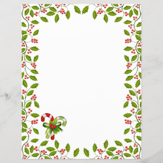 Rood en groen, kerstheilig, snoeprietjes flyer (Voorkant)