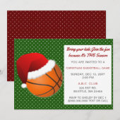 Rood- en Groen kersthonkbal Kaart (Voorkant / Achterkant)