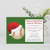 Rood- en Groen kersthonkbal Kaart (Staand voorkant)