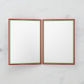 Rood en groen (kerstkleuren) Opgemaakte Sjabloon (Binnen)