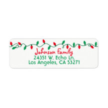 Rood en groen kerstlicht