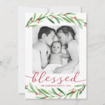 Rood en Groen Kerstmis Foto Kerstmis Kaarten