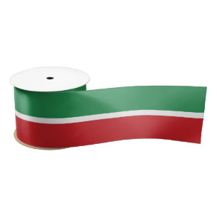 Rood en Groen Kerstmislint Satijnen Lint