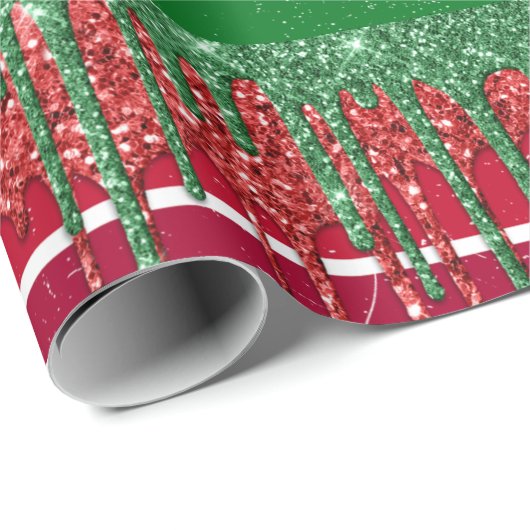 Rood en groen kerstpapier cadeaupapier (Rol Hoek)