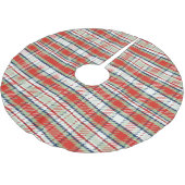 Rood en groen kerstpatroon kerstboom rok (Gekanteld)