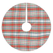 Rood en groen kerstpatroon kerstboom rok (Voorkant)