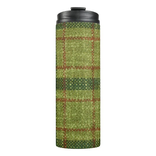 Rood en groen kersttaartje. thermosbeker (Voorkant)