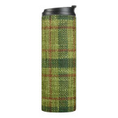 Rood en groen kersttaartje. thermosbeker (Gedraaid links)
