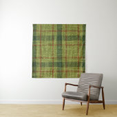Rood en groen kersttaartje. wandkleed (In Situ (horizontaal))