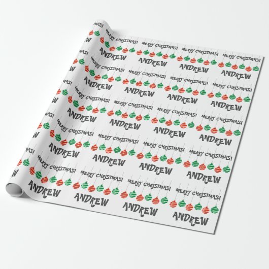 Rood en groen kinder kerstpapier voor fijne kerst cadeaupapier (Uitgerold)