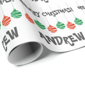 Rood en groen kinder kerstpapier voor fijne kerst cadeaupapier (Rol Hoek)