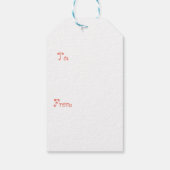 Rood- en Groen Kleurencadeautjes Labels Cadeaulabel (Achterkant)