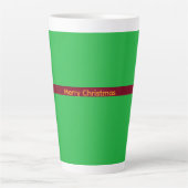 Rood en Groen Latte Mok (Voorkant)