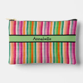 Rood en Groen Levendige Streep Etui (Voorkant)