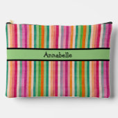 Rood en Groen Levendige Streep Etui (Voorkant)