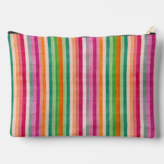 Rood en Groen Levendige Streep Etui (Achterkant)