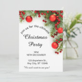 Rood en groen minimalistisch Kerstmis Kaart (Staand voorkant)