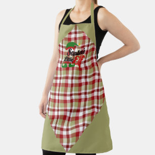 Rood en Groen Mismatch Plays Schort