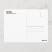 Rood en Groen Modern 10 Fotocollage Kerstmis Briefkaart (Achterkant)