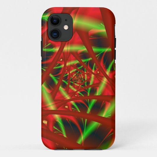 Rood en groen neuraal netwerk Case-Mate iPhone case (Achterkant)