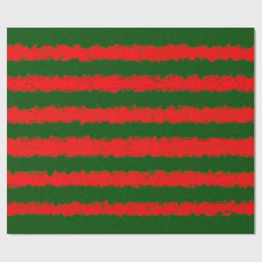 Rood en groen omslagpapier cadeaupapier (Vlak)