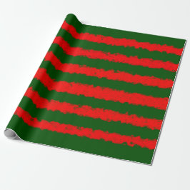 Rood en groen omslagpapier cadeaupapier