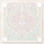  rood en groen Onderzetter Glazen Onderzetter (Achterkant)