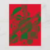 Rood en groen ontwerp van Moma Briefkaart (Voorkant)