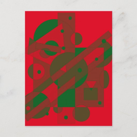 Rood en groen ontwerp van Moma Briefkaart (Voorkant)
