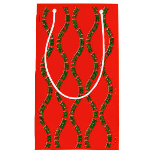 Rood en groen Open niet tot 25 december Gift Klein Cadeauzakje