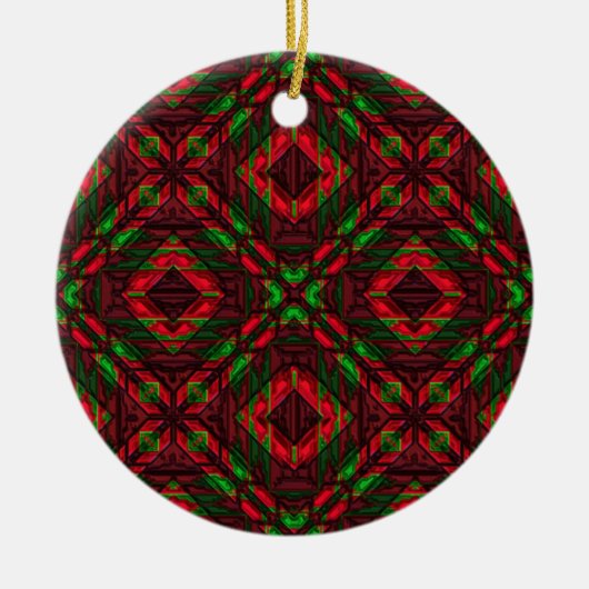 rood en groen Ornament (Voorkant)
