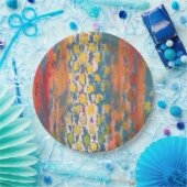 Rood en groen papieren bordje (Feest)