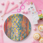 Rood en groen papieren bordje (Feest)